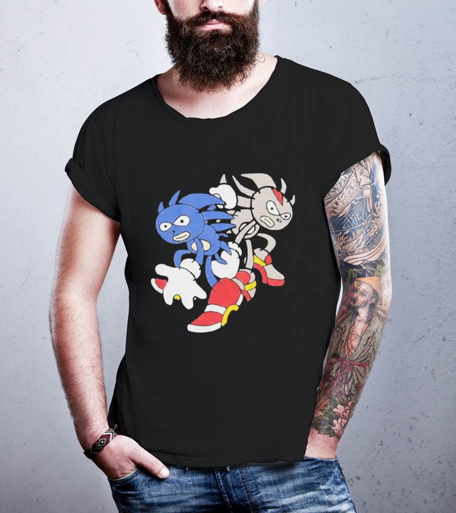 Sanic Coldsteel April Fools Meme Characters T-Shirt