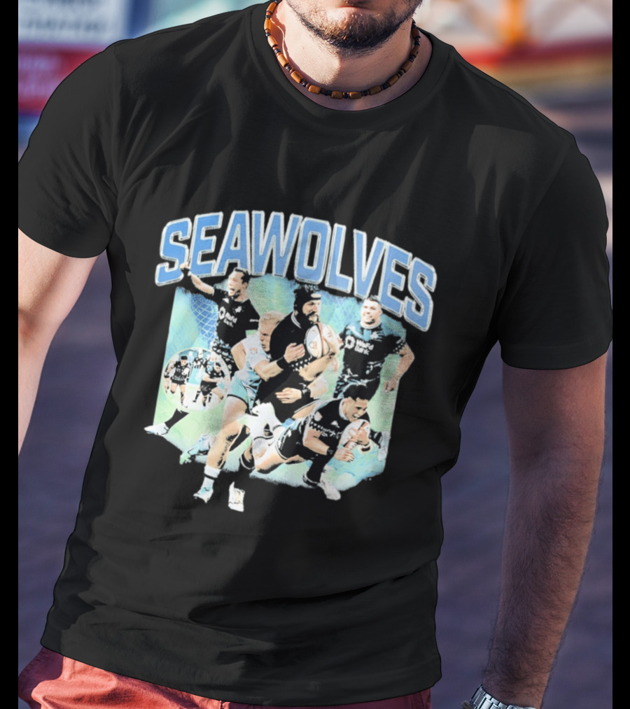 Seawolves Rugby Team Action Seattle Match Highlights T-Shirt