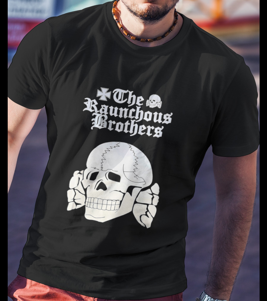 Skull The Raunchous Brothers Vintage Gothic T-Shirt