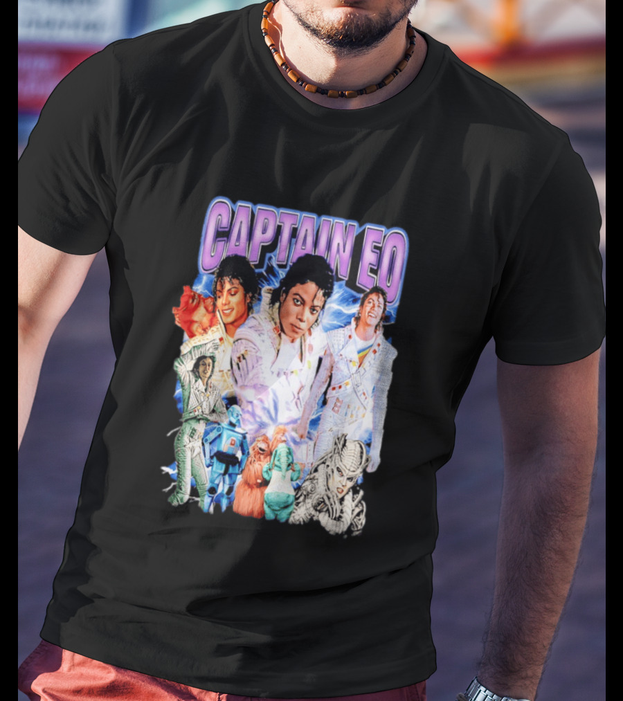 Captain EO Michael Jackson Sci Fi Adventure Cast Characters T-Shirt