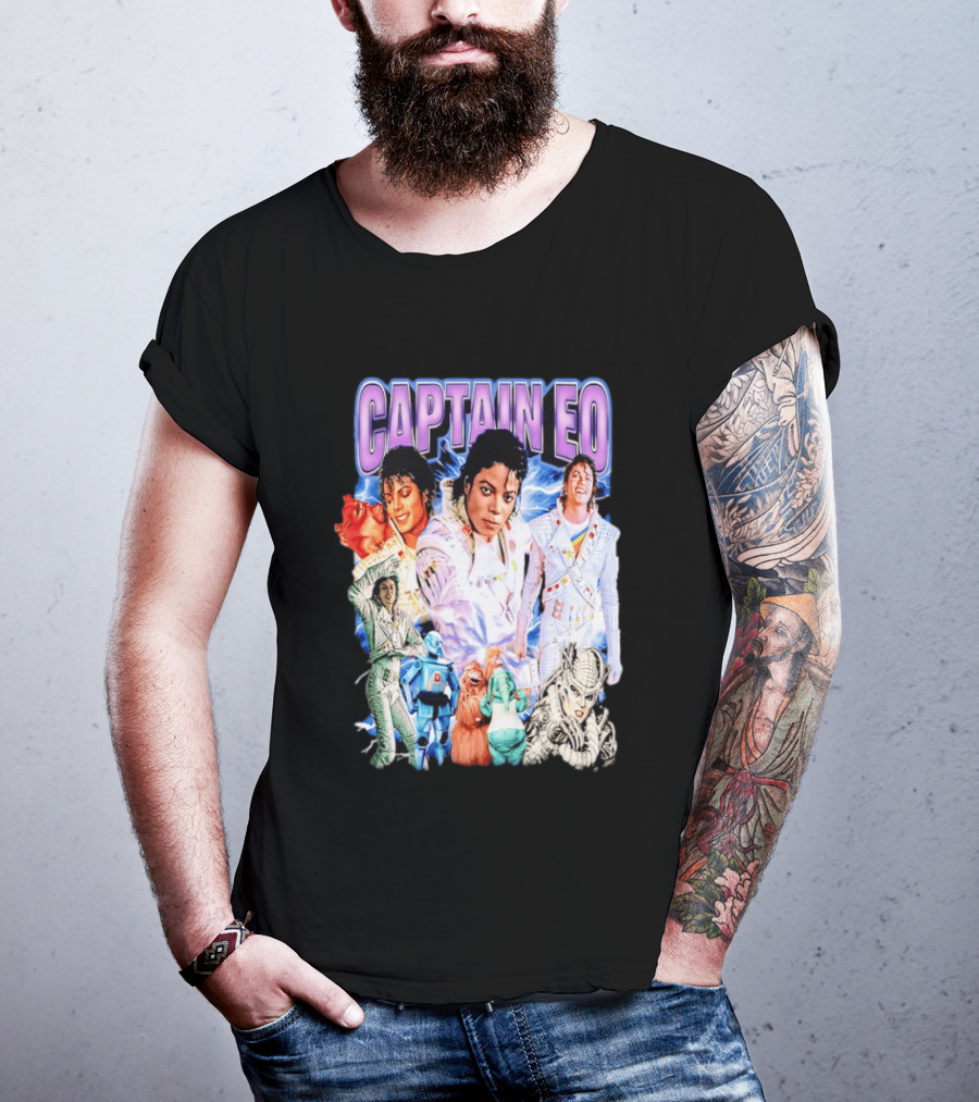 Captain EO Michael Jackson Sci Fi Adventure Cast Characters T-Shirt