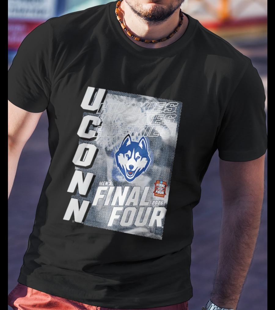 UConn Huskies Men's Final Four NCAA 2026 T-Shirt