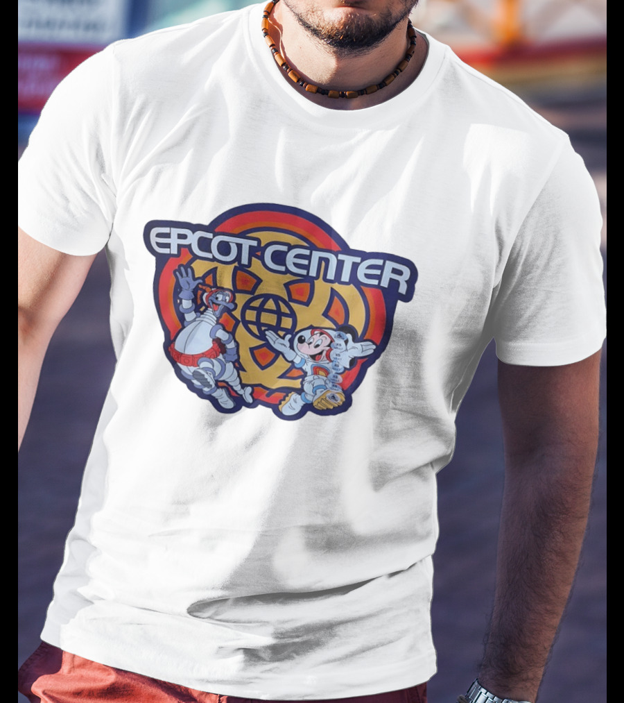Epcot Center Mickey Mouse And Figment Duo T-Shirt