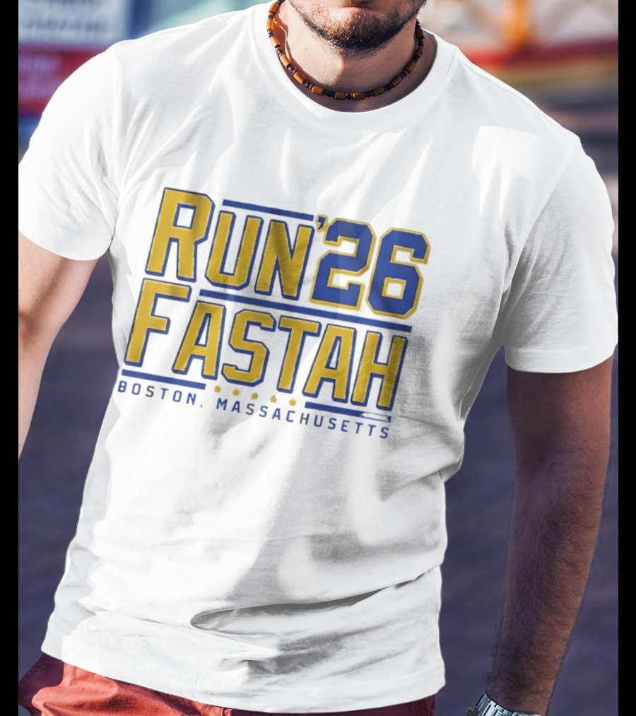 Run Fastah 26 Boston Massachusetts T-Shirt