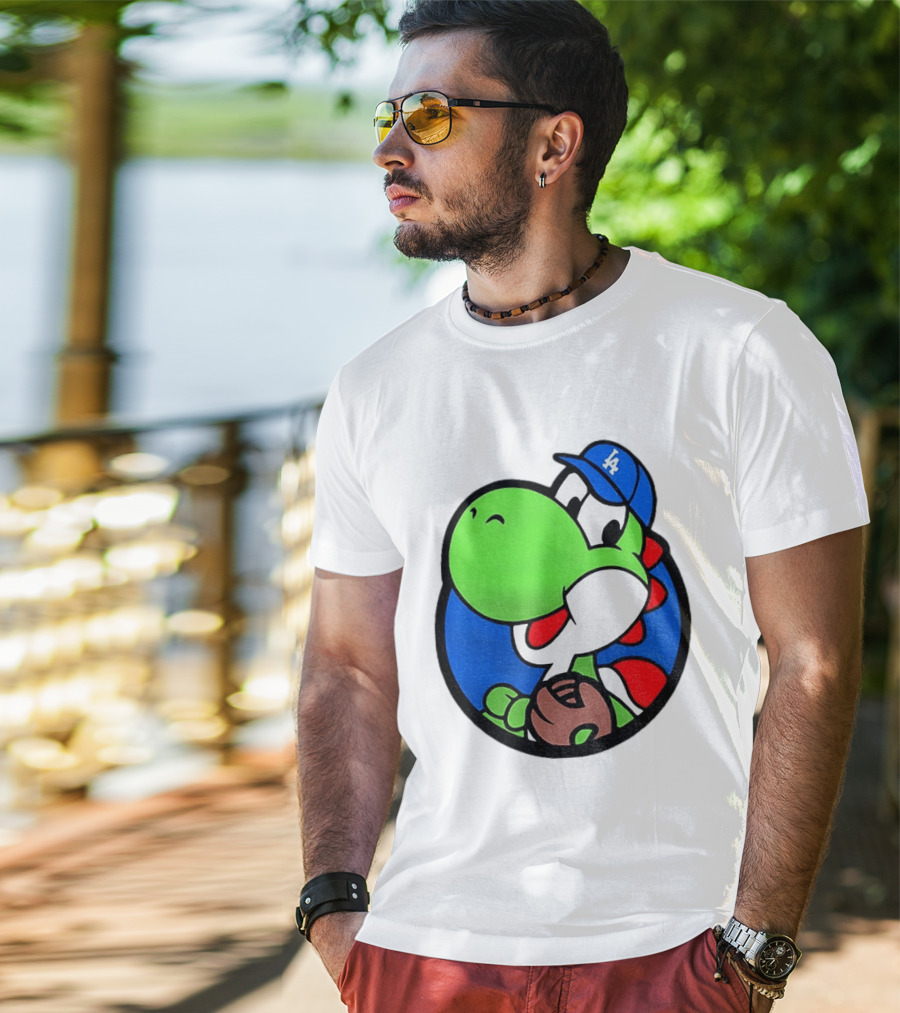 Super Mario Yoshi Los Angeles Dodgers Baseball MLB 2026 T-Shirt