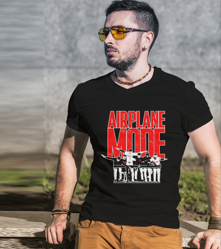 Boston Red Sox Airplane Mode Celebration T-Shirt