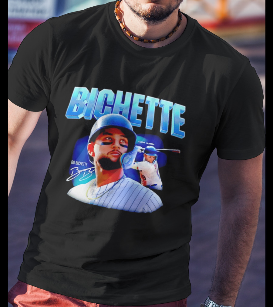 Bichette Bo Bichette Baseball Player Blue Jersey Athletic Gear T-Shirt