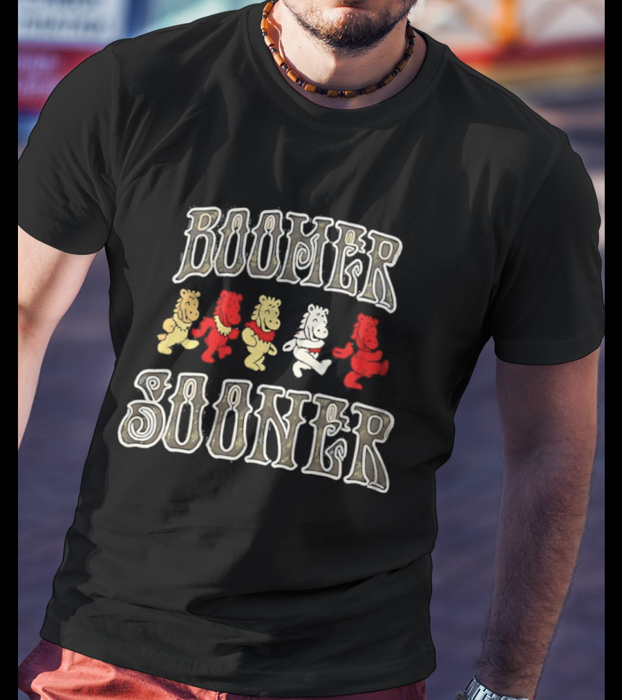Boomer Sooner Grateful Dead Dancing Bears Oklahoma T-Shirt