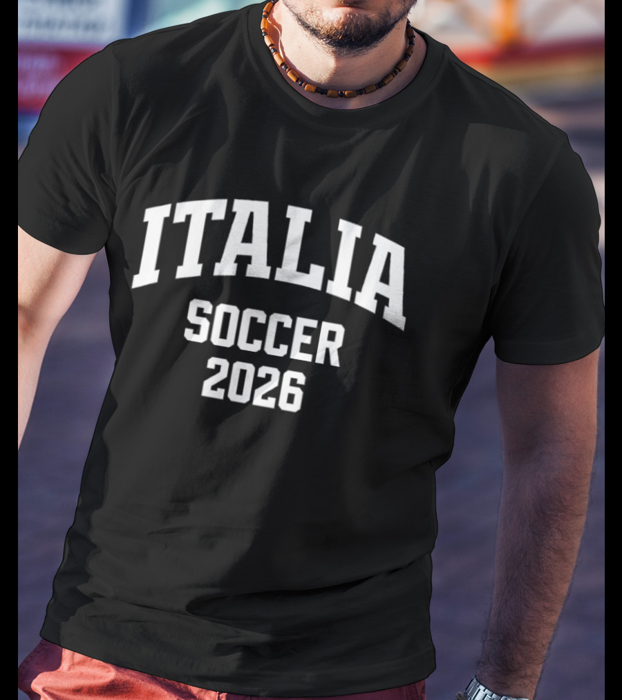 Italia Soccer 2026 Fan Gear T-Shirt