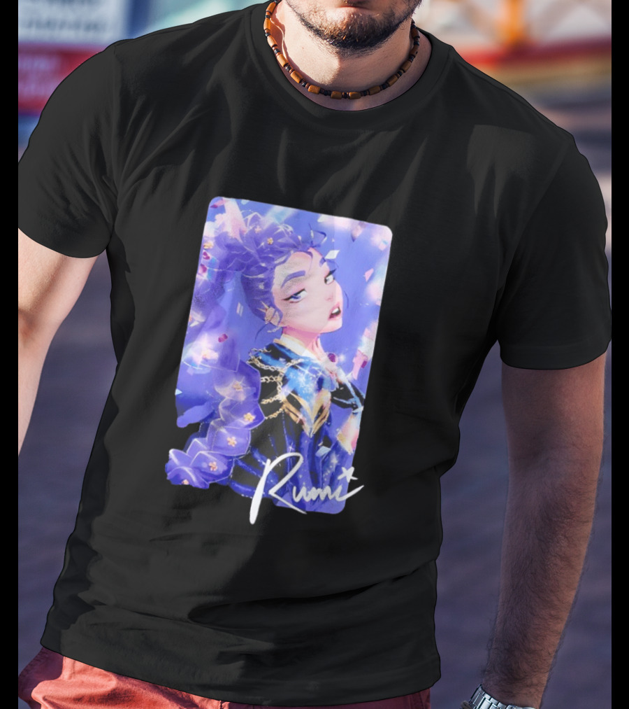 Rumi KPop Demon Hunters HUNTR X Anime T-Shirt