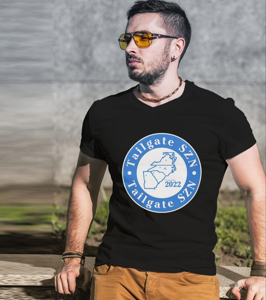 Tailgate SZN Established 2022 Map Circle T-Shirt