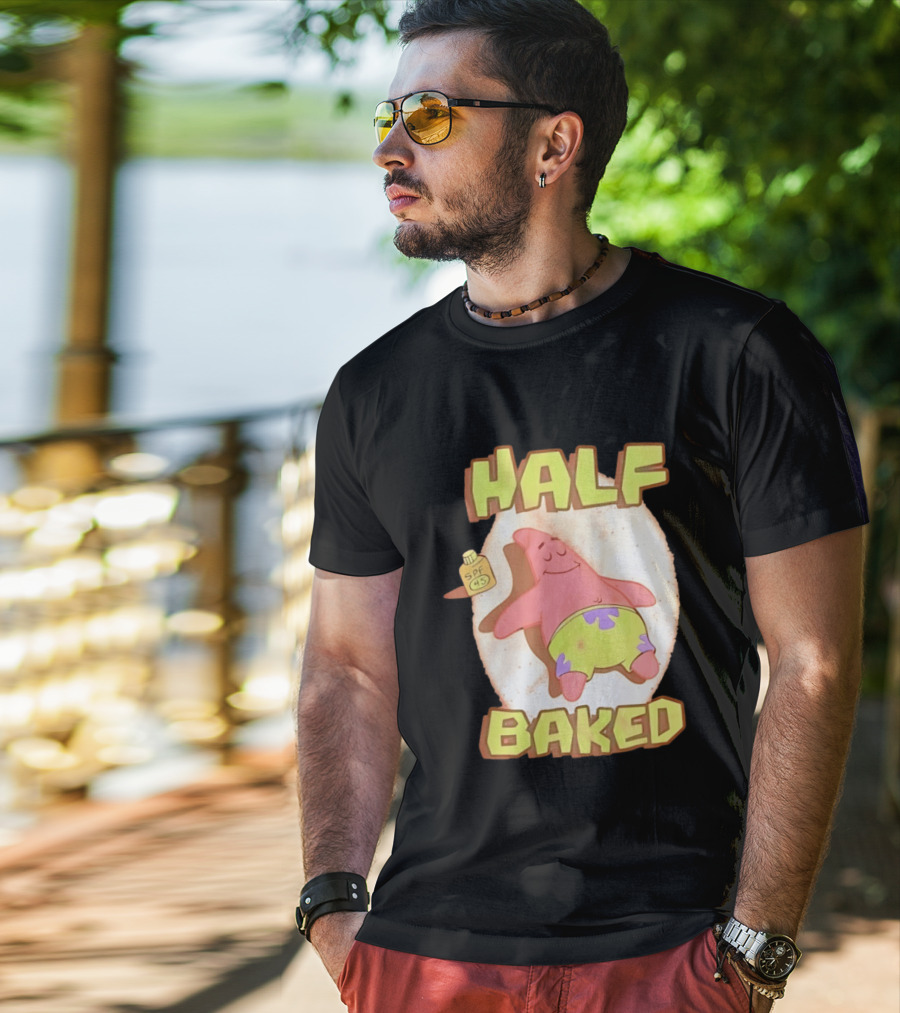 Patrick Star Half Baked SPF 45 Sunscreen Relaxation T-Shirt
