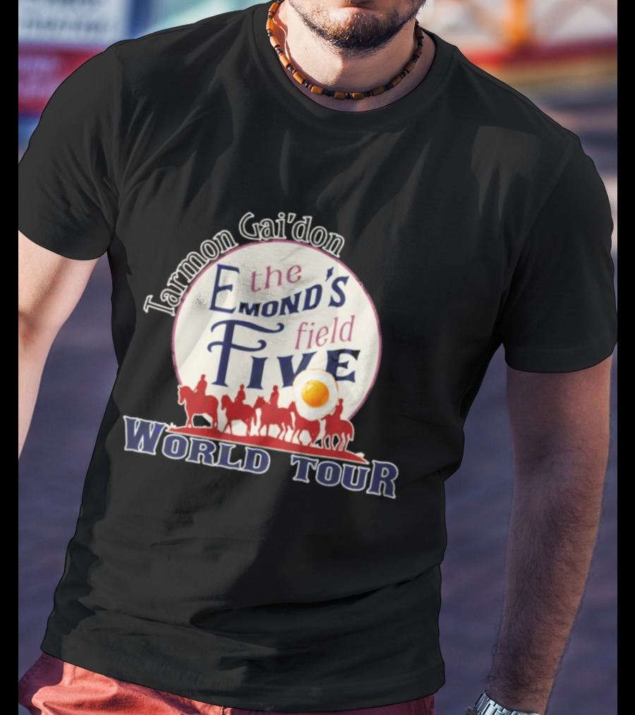 Tarmon Gai'don Emond's Field Five World Tour Silhouette Riders T-Shirt