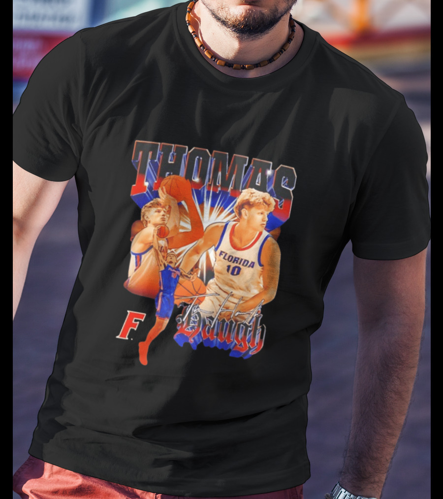 Thomas Haugh Florida Basketball Collage F. 10 T-Shirt