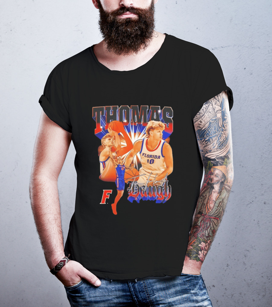 Thomas Haugh Florida Basketball Collage F. 10 T-Shirt