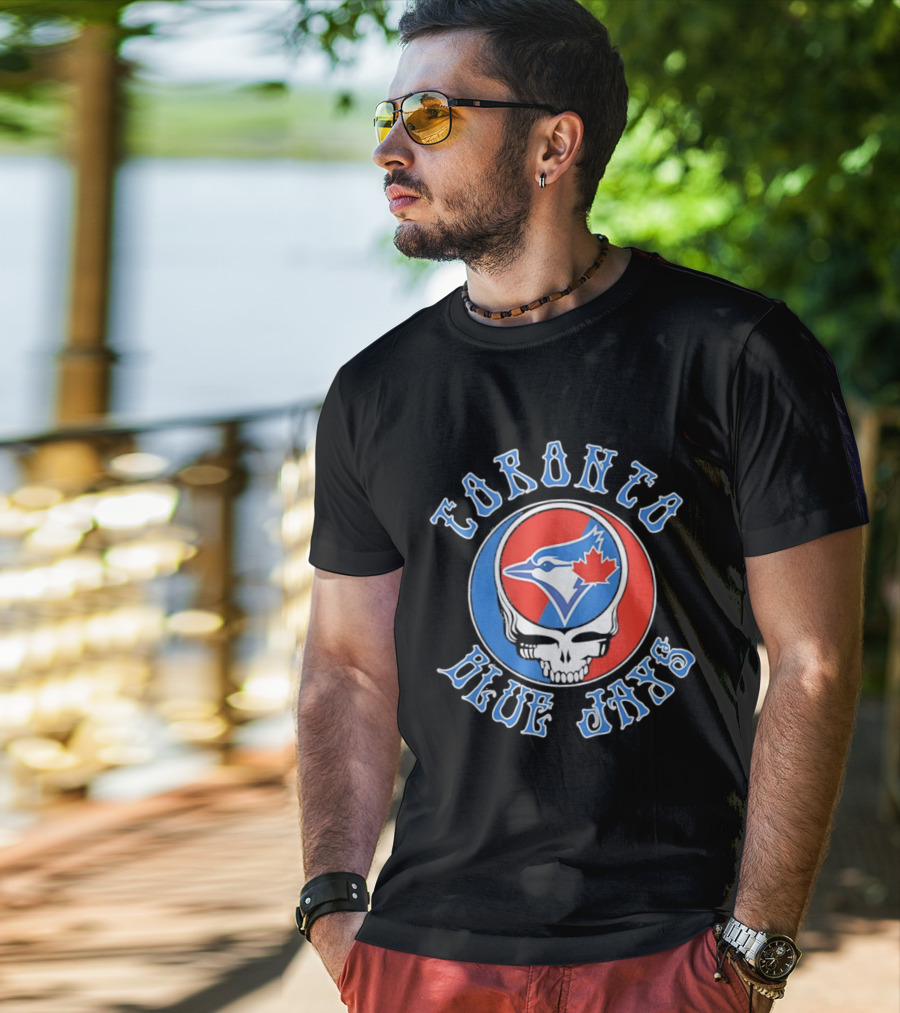 Toronto Blue Jays Grateful Dead Steal Your Face Mashup T-Shirt