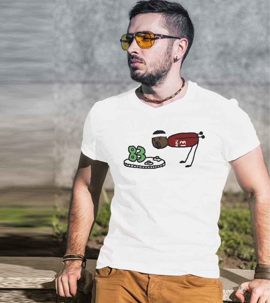 Bam Adebayo Miami Heat Player Art With Number 83 T-Shirt