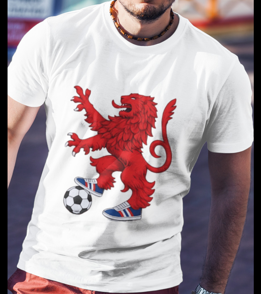 Every Other Saturday Rangers FC Red Lion Mascot Soccer Shoes T-Shirt