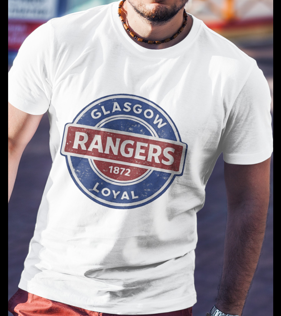 Glasgow Rangers Loyal 1872 Rangers FC Vintage Logo Football Club T-Shirt