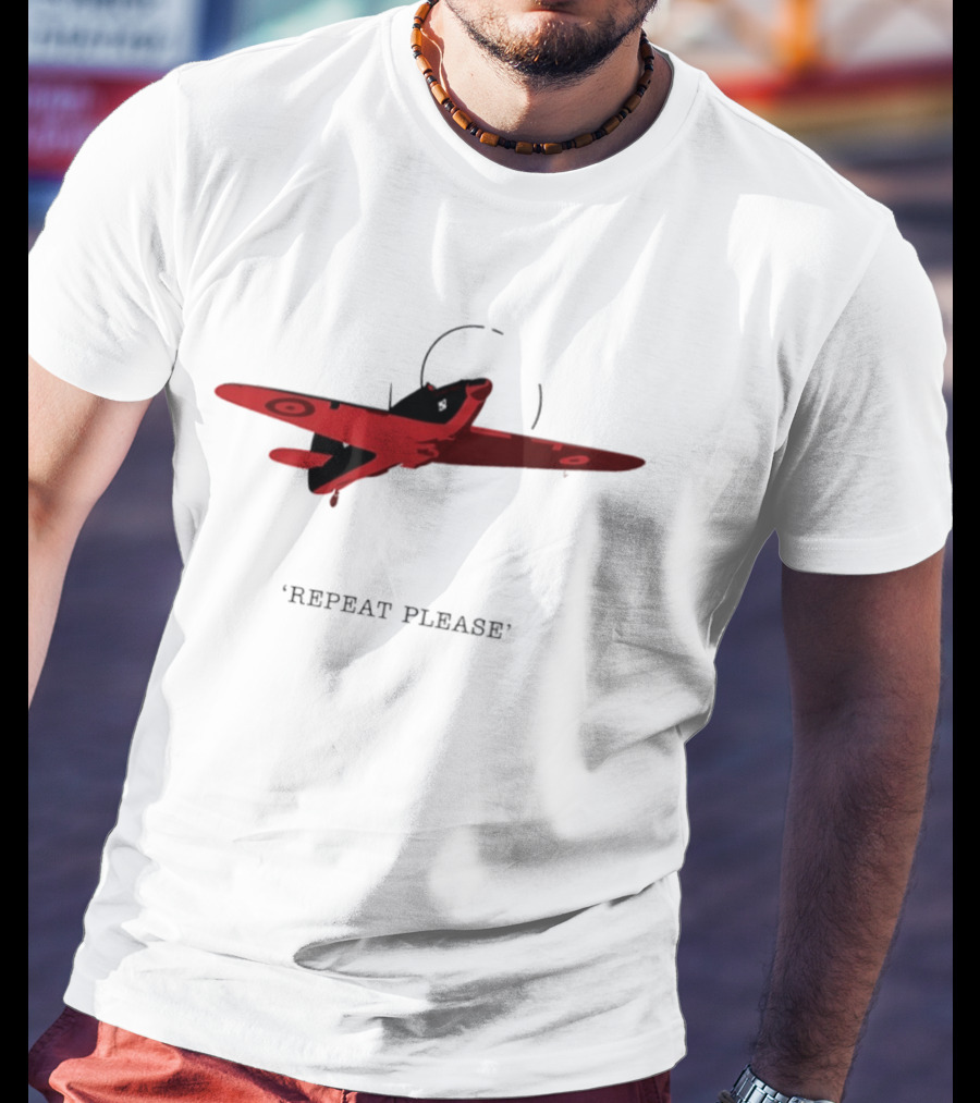 Repeat Please Polish Heritage Flight Exclusive Vintage Aircraft T-Shirt