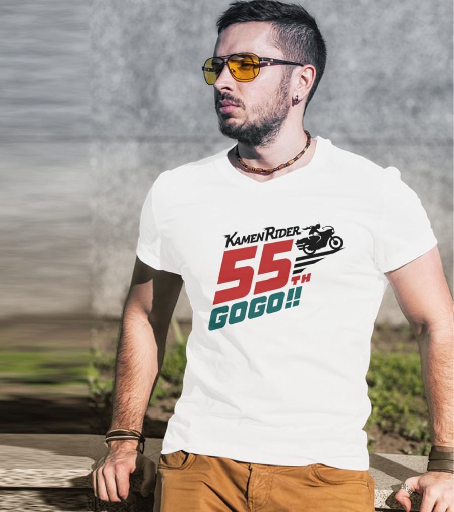 Kamen Rider 55th Anniversary Gogo Biker Celebration T-Shirt