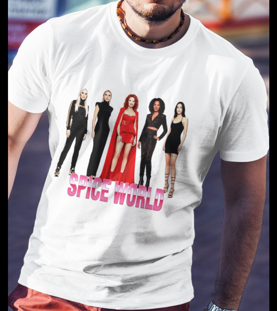 Spice World 90s Girls Music Fashion T-Shirt