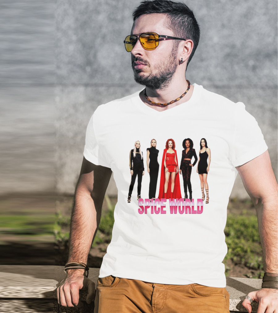 Spice World 90s Girls Music Fashion T-Shirt