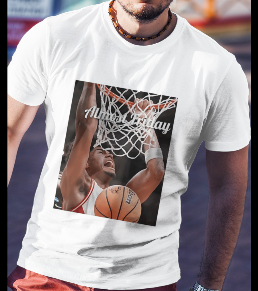 Koa Peat Arizona Wildcats Basketball Almost Friday Dunk T-Shirt