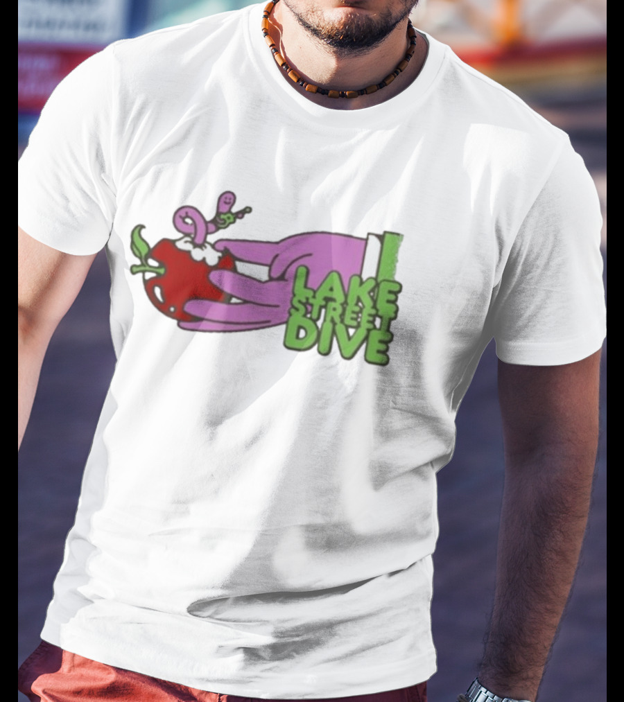 Lake Street Dive Worm In Apple Hand Art Spring 2026 Tour T-Shirt