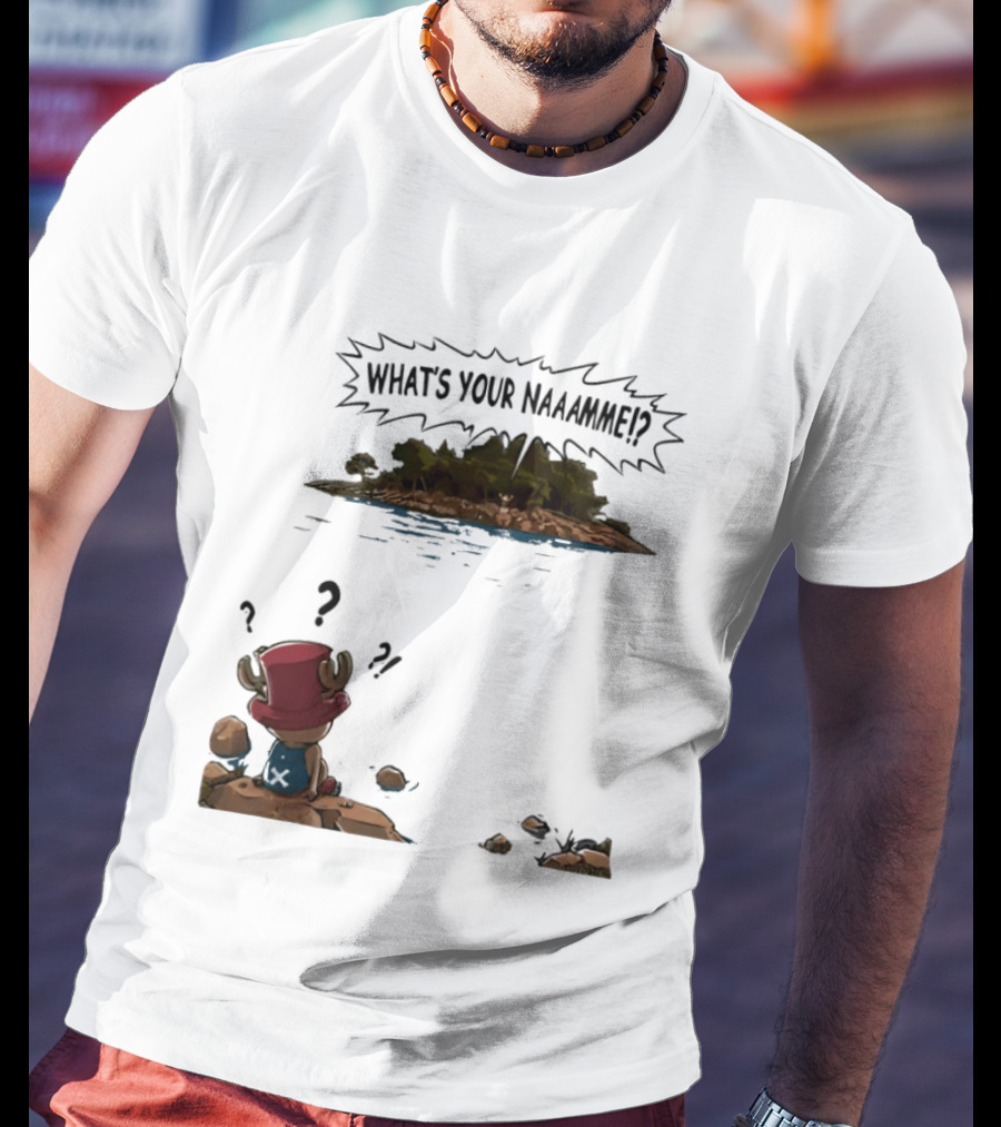 Tony Tony Chopper What's Your Name Island Question Marks T-Shirt