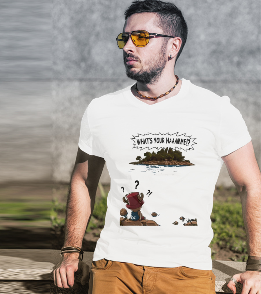 Tony Tony Chopper What's Your Name Island Question Marks T-Shirt