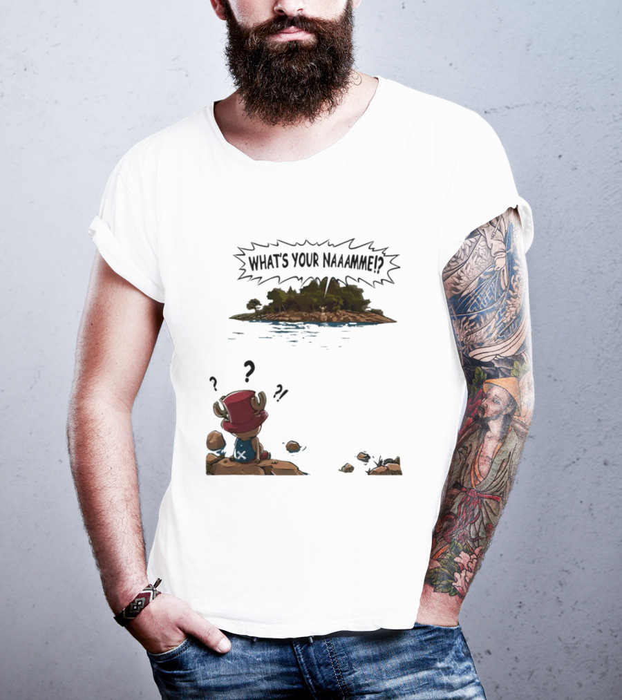 Tony Tony Chopper What's Your Name Island Question Marks T-Shirt