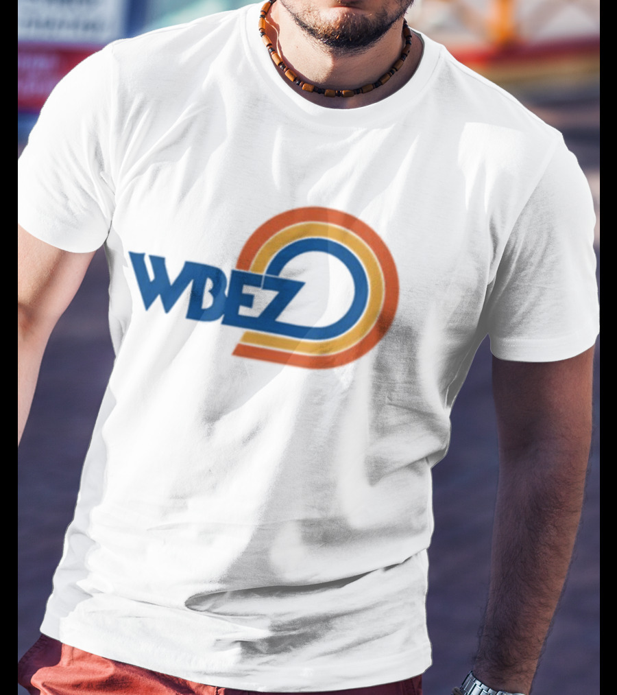 WBEZ Retro Bold Multicolor Circular T-Shirt