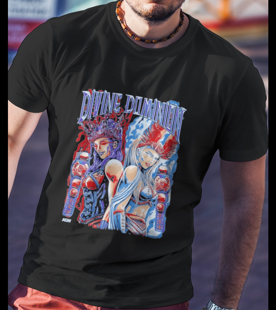 Divine Dominion AEW Megan Bayne Lena Kross Wrestling Champions T-Shirt