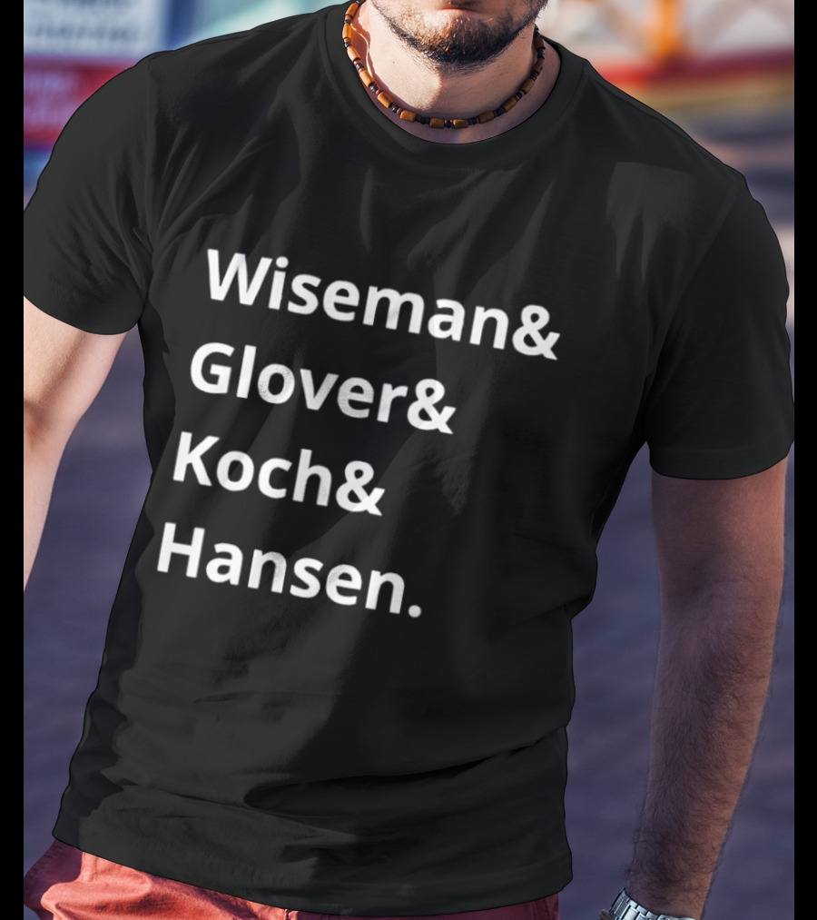 Wiseman Glover Koch Hansen Artemis II Moon Mission Crew T-Shirt