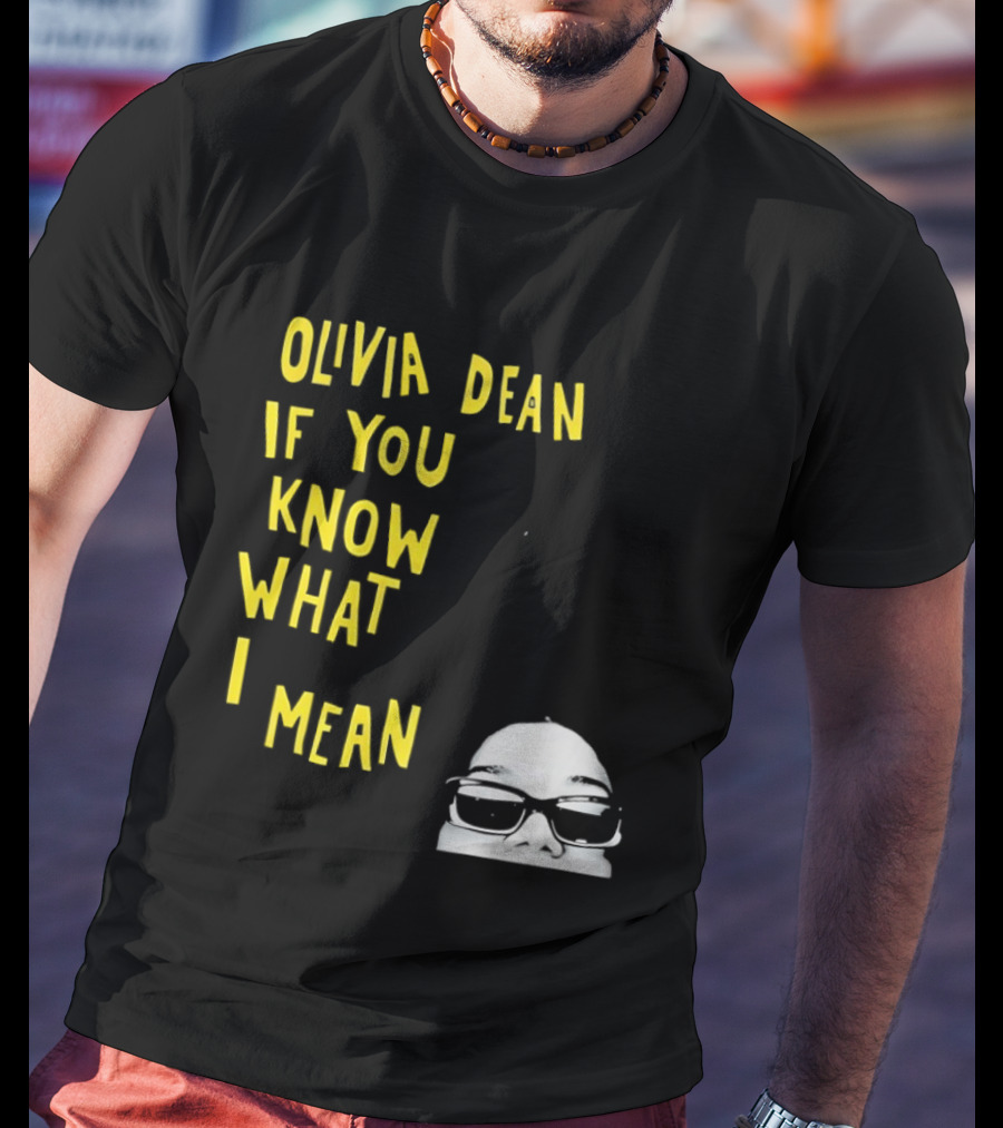 Olivia Dean If You Know What I Mean Glasses Sketch T-Shirt