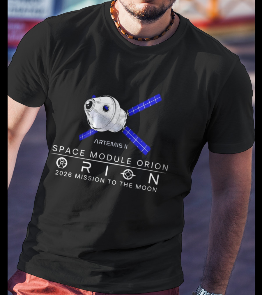 Artemis II Space Module Orion 2026 Mission To The Moon T-Shirt