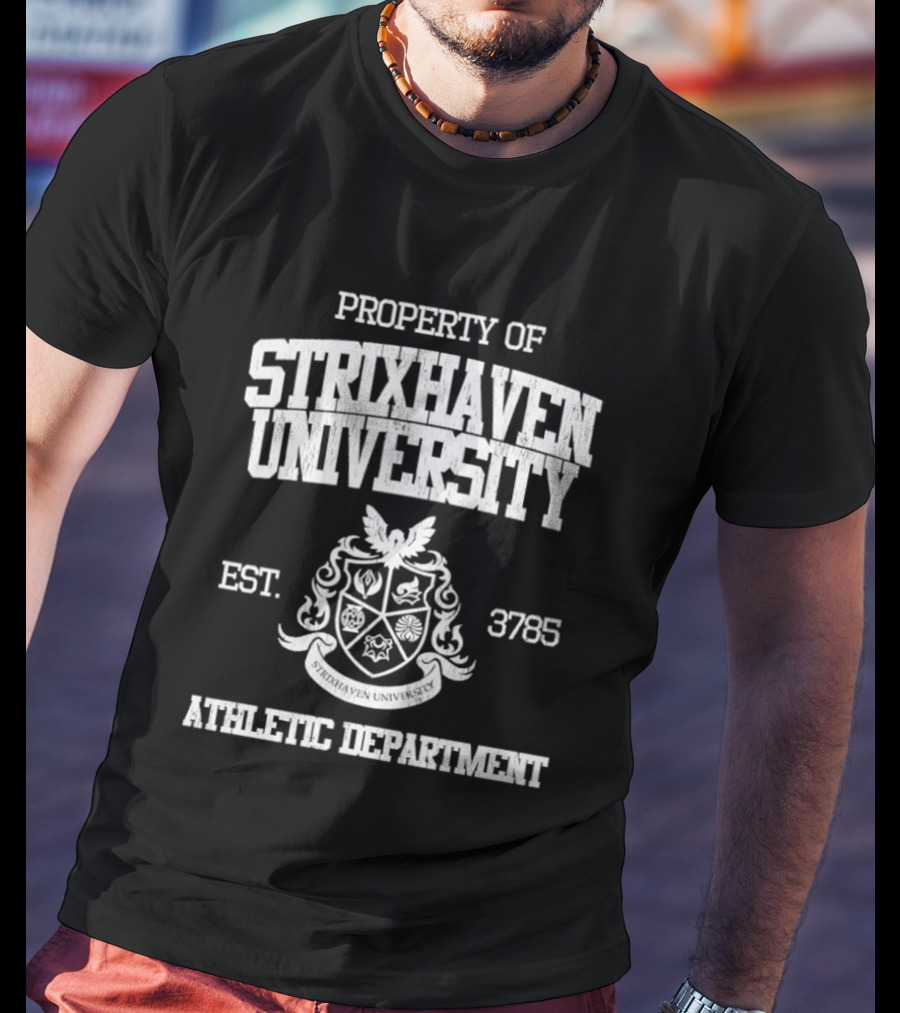 Property Of Strixhaven University Athletic Department Est 3785 Vintage Crest T-Shirt