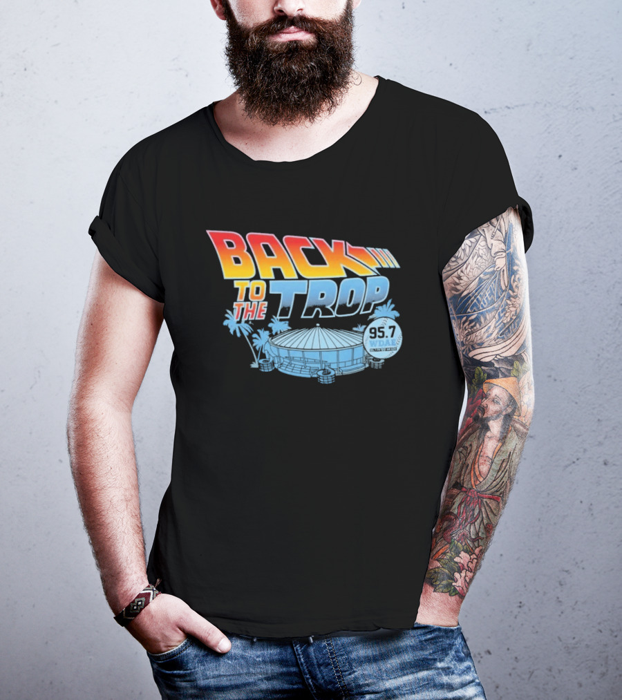 Back To The Trop Tampa Bay Rays 95.7 WDAE Tropicana Field Palms T-Shirt
