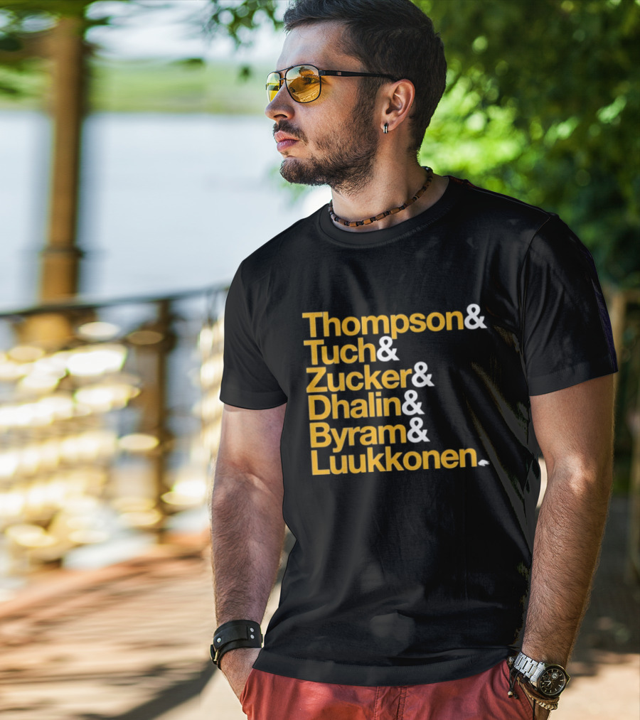 Thompson Tuch Zucker Dahlin Byram Luukkonen Buffalo Sabres 2026 T-Shirt
