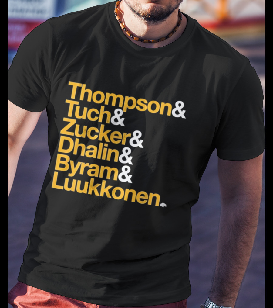 Thompson Tuch Zucker Dahlin Byram Luukkonen Buffalo Sabres 2026 T-Shirt