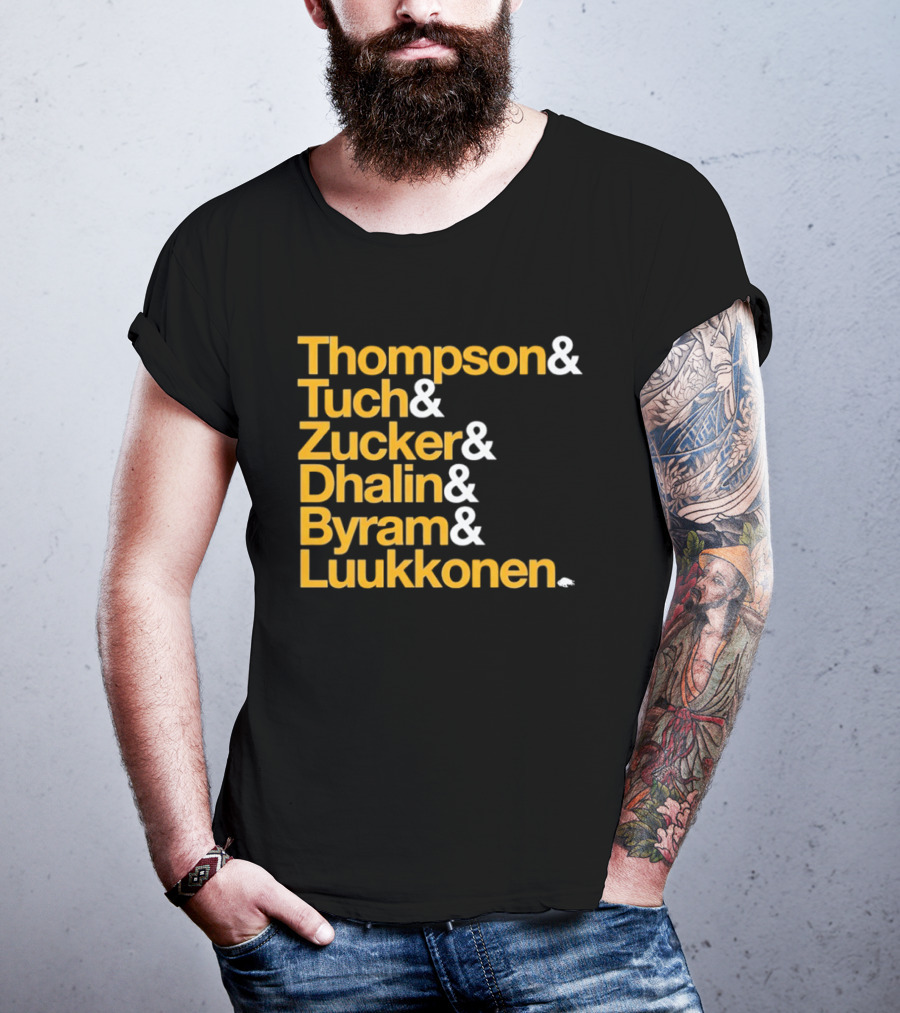 Thompson Tuch Zucker Dahlin Byram Luukkonen Buffalo Sabres 2026 T-Shirt