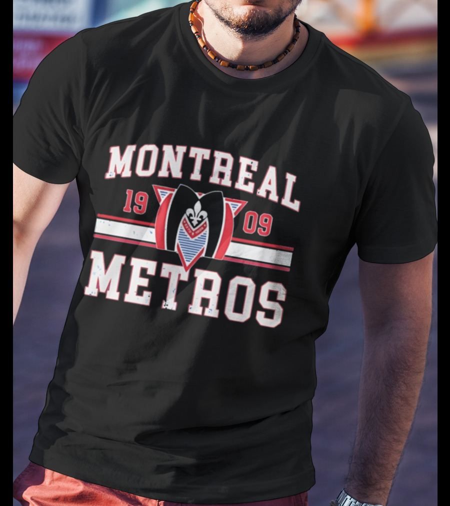 Montreal Metros 1909 Team Rivalry Hollander T-Shirt