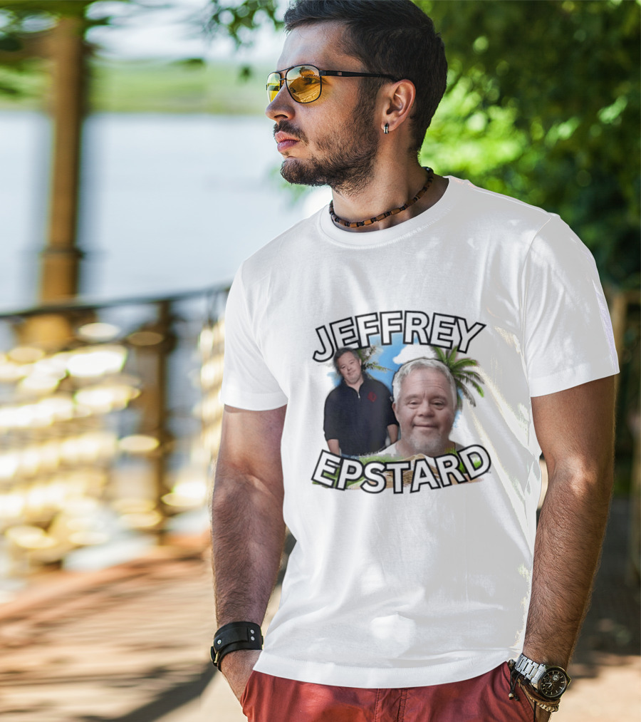 JEFFREY EPSTARD Palm Tree Tropical T-Shirt
