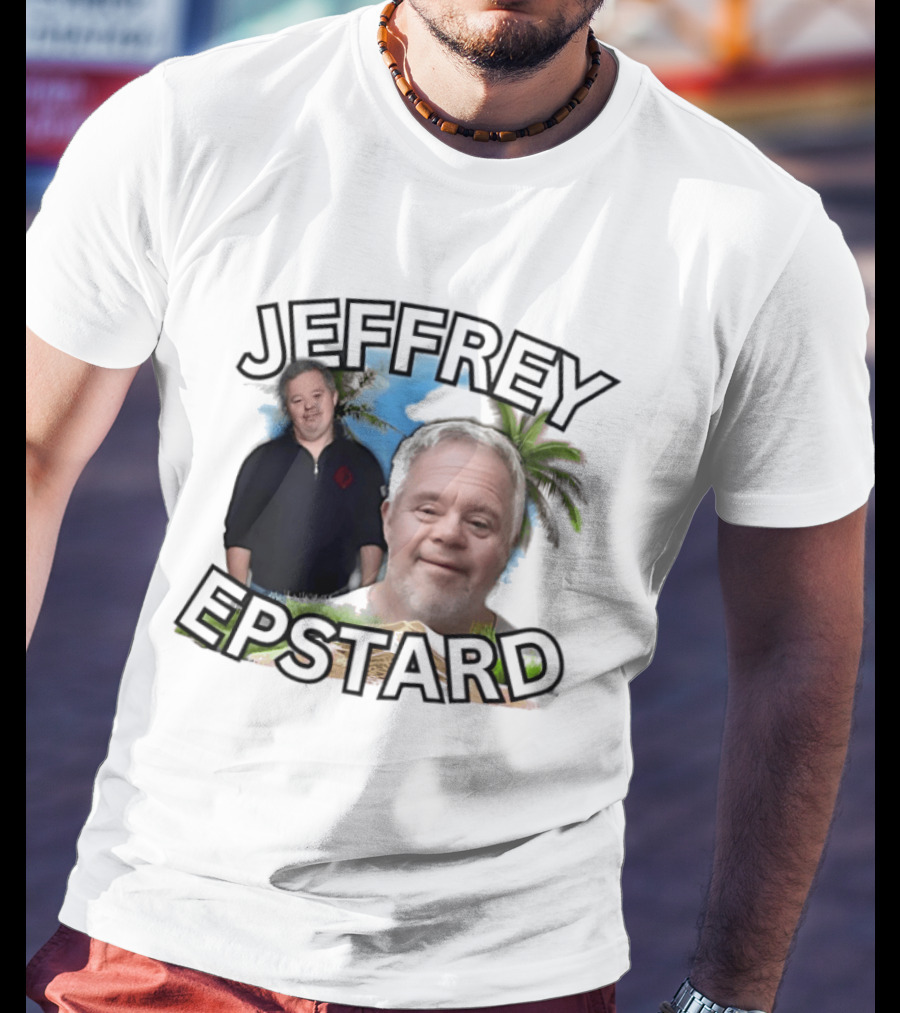 JEFFREY EPSTARD Palm Tree Tropical T-Shirt