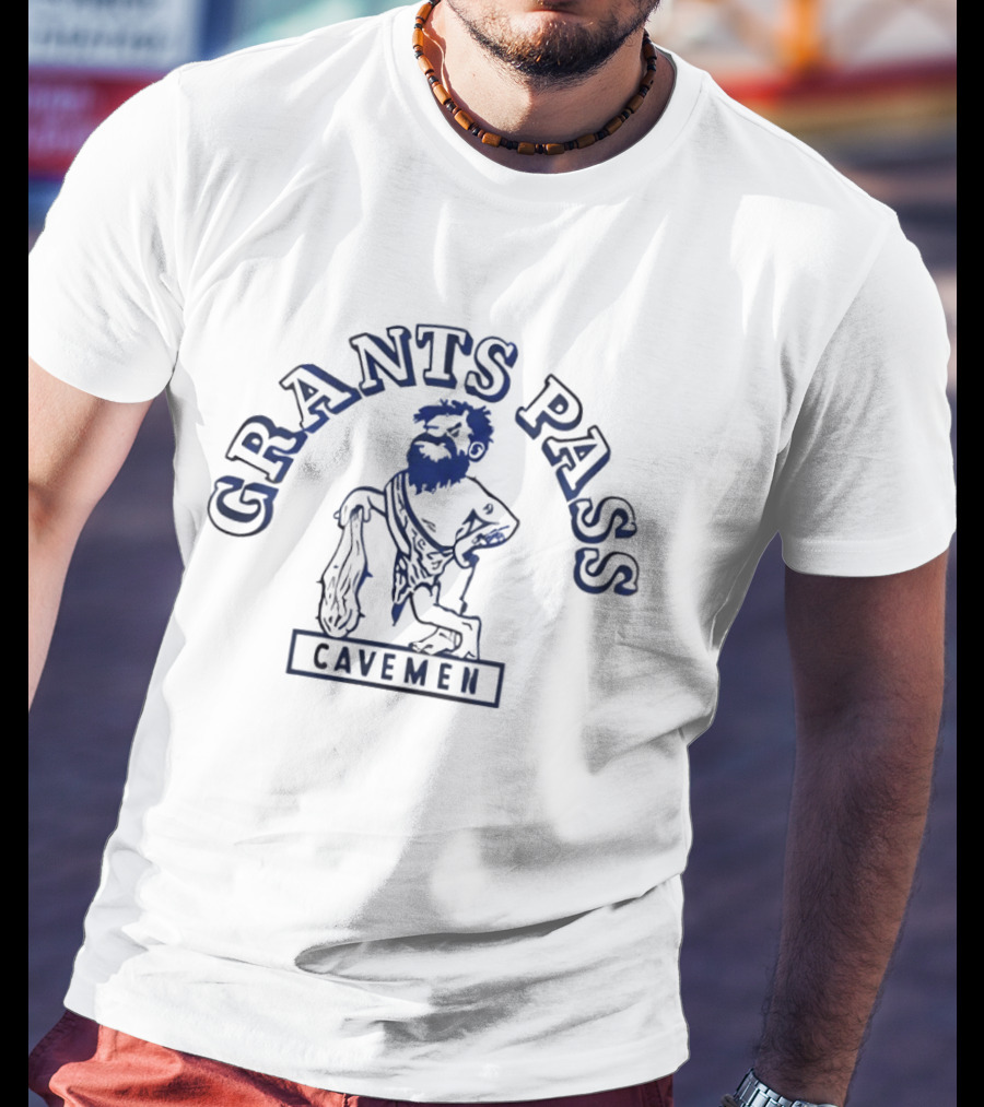 Grants Pass Cavemen Vintage Sports T-Shirt