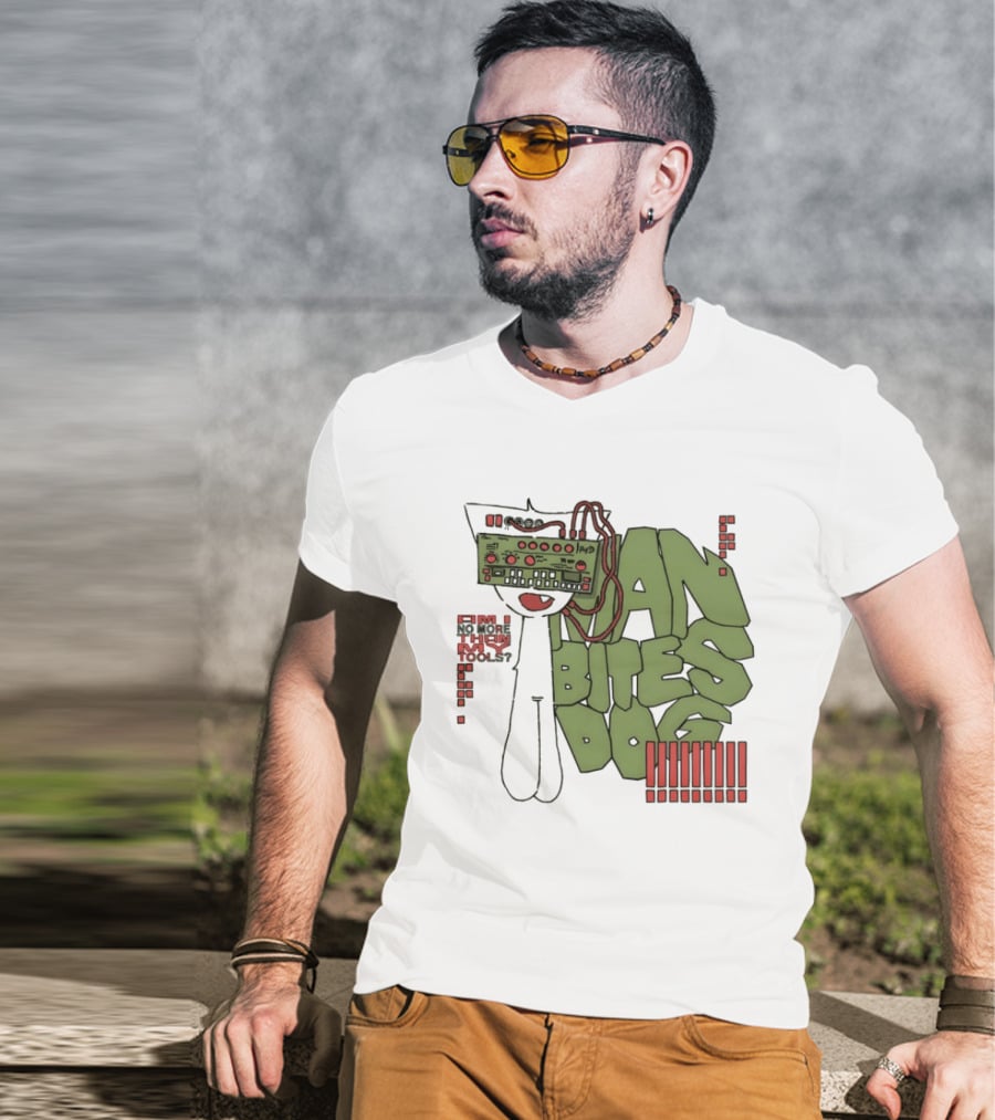Man Bites Dog MF DOOM Am I No More Than My Tools T-Shirt