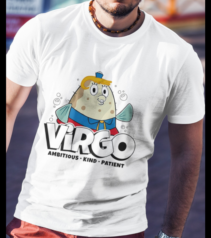 SpongeBob SquarePants Virgo Ambitious Kind Patient Mrs. Puff T-Shirt