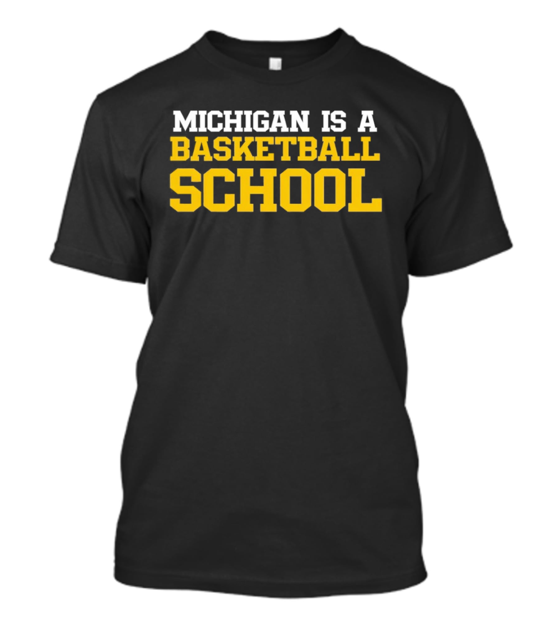 Michigan Is A Basketball School T-Shirt