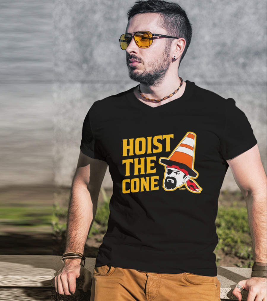 Pittsburgh Pirates Hoist The Cone Traffic Cone Hat Pirate T-Shirt
